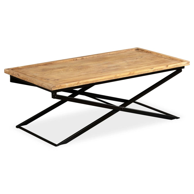 vidaXL tömör mangófa dohányzóasztal 110 x 55 x 42 cm