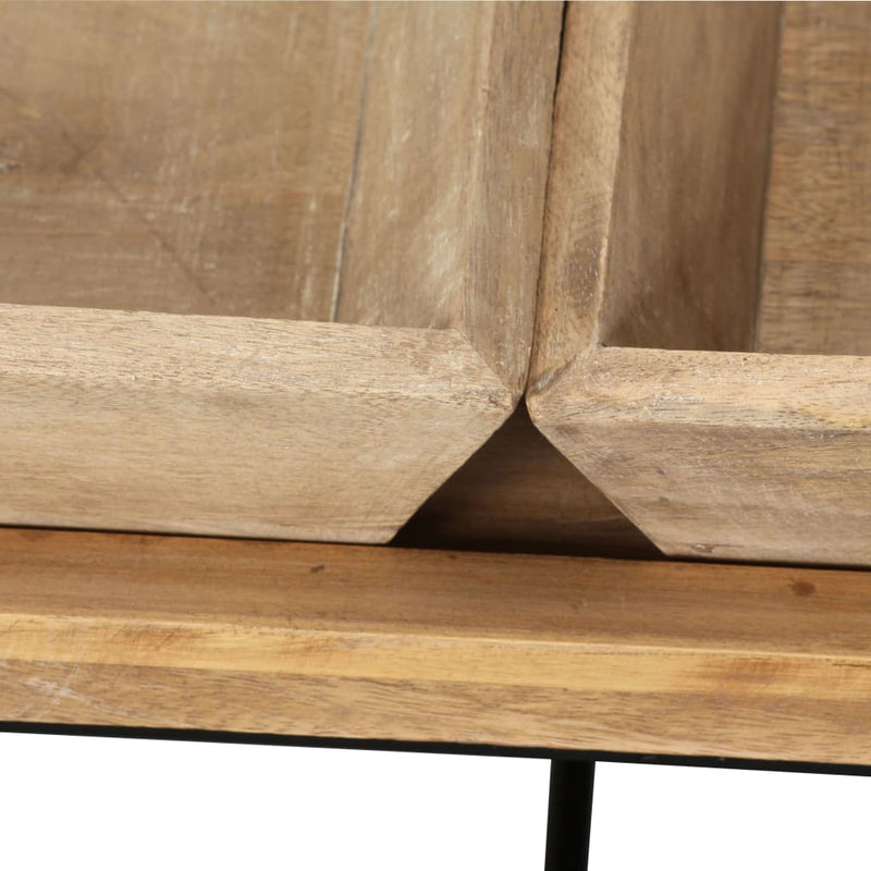 vidaXL tömör mangófa dohányzóasztal 110 x 55 x 42 cm