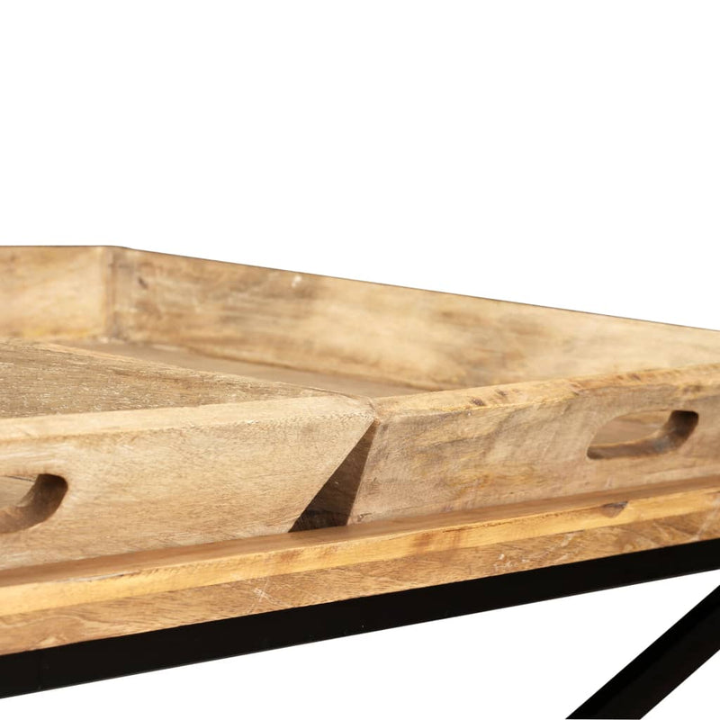 vidaXL tömör mangófa dohányzóasztal 110 x 55 x 42 cm