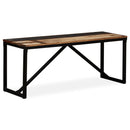 vidaXL tömör újrahasznosított fa pad 110 x 35 x 45 cm