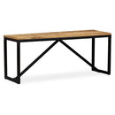 vidaXL tömör mangófa pad 110 x 35 x 45 cm