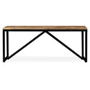 vidaXL tömör mangófa pad 110 x 35 x 45 cm