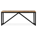 vidaXL tömör mangófa pad 110 x 35 x 45 cm