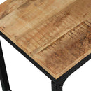 vidaXL tömör mangófa pad 110 x 35 x 45 cm