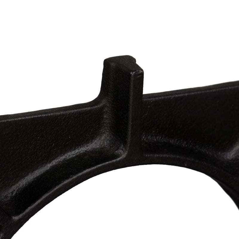 vidaXL 2 db öntöttvas dohányzóasztal láb O-alakú vázzal