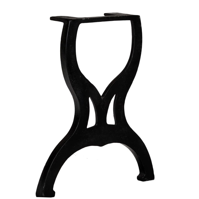 vidaXL 2 db öntöttvas pad láb X-alakú vázzal