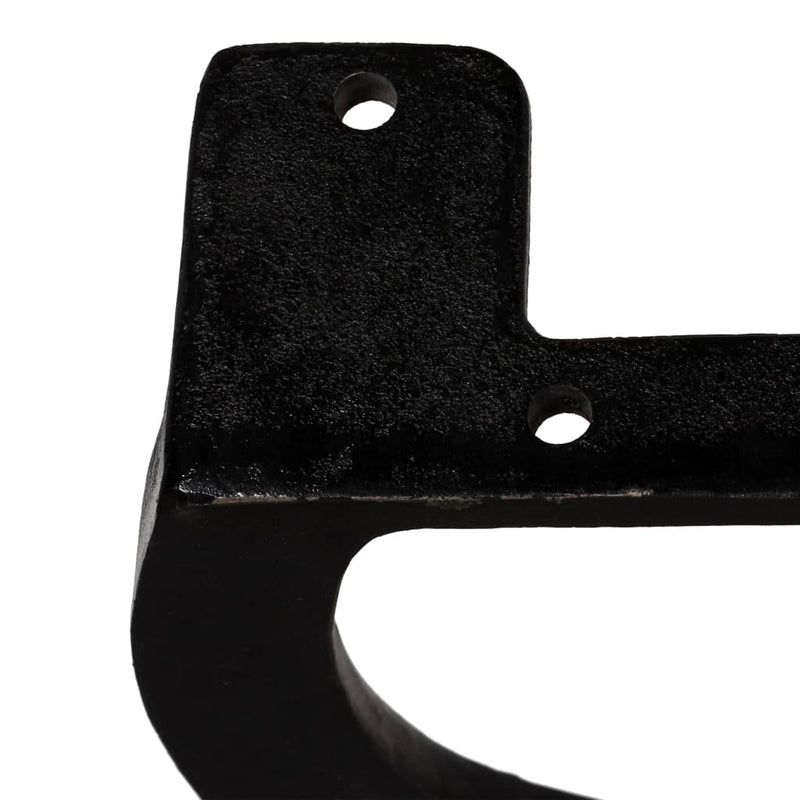 vidaXL 2 db öntöttvas pad láb X-alakú vázzal