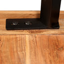 vidaXL tömör akácfa bárasztal 60 x 60 x 107 cm