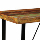vidaXL tömör újrahasznosított fa bárasztal 120 x 60 x 107 cm