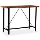 vidaXL tömör újrahasznosított fa bárasztal 150 x 70 x 107 cm