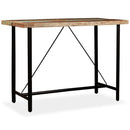 vidaXL tömör újrahasznosított fa bárasztal 150 x 70 x 107 cm