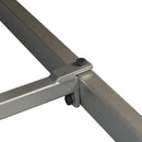 vidaXL tömör akácfából és acél étkezőasztal 180 cm