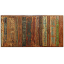 vidaXL tömör újrahasznosított fa/acél étkezőasztal 180 cm