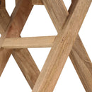 vidaXL tömör mangófa kisasztal 65 x 40 x 76 cm