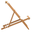 vidaXL krémszínű tíkfa napozószék 56 x 105 x 96 cm