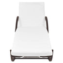 vidaXL 2 db barna polyrattan napozóágy asztallal