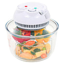 vidaXL halogén konvekciós sütő hosszabbító gyűrűvel 800 W 10 L