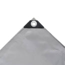 vidaXL szürke takaróponyva 650 g/m² 3 x 3 m