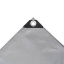 vidaXL szürke takaróponyva 650 g/m² 4 x 5 m