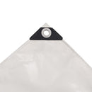 vidaXL fehér takaróponyva 650 g/m² 4 x 4 m