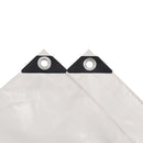 vidaXL fehér takaróponyva 650 g/m² 4 x 5 m
