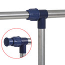 vidaXL ezüstszínű rozsdamentes acél ruhaállvány 165 x 44 x 150 cm