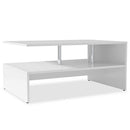 vidaXL fehér faforgácslap dohányzóasztal 90 x 59 x 42 cm