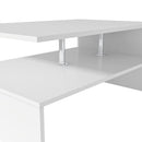 vidaXL fehér faforgácslap dohányzóasztal 90 x 59 x 42 cm