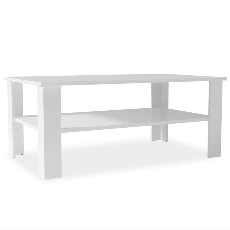 vidaXL fehér faforgácslap dohányzóasztal 100 x 59 x 42 cm