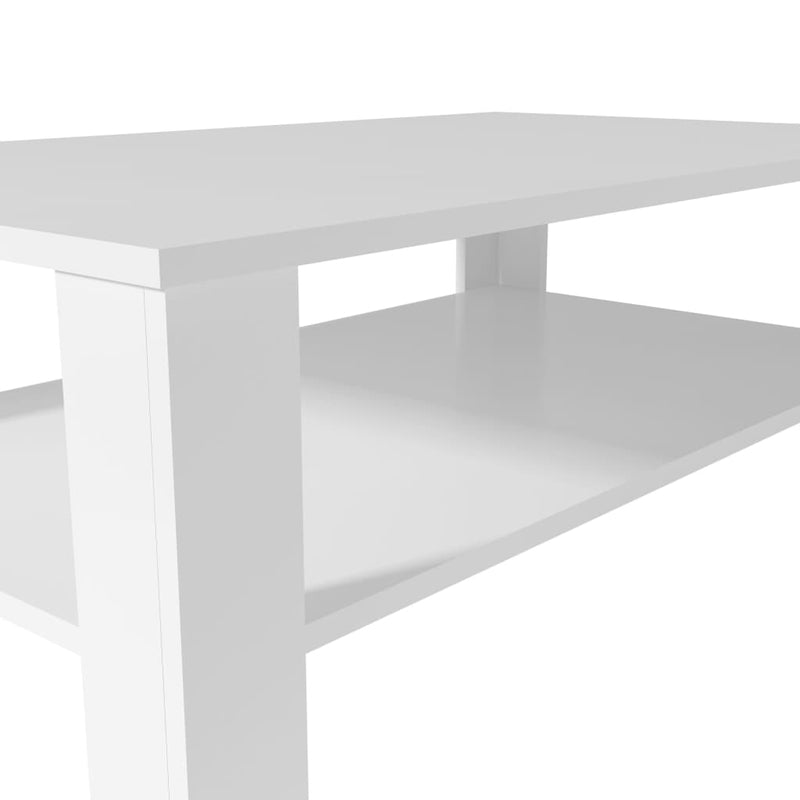 vidaXL fehér faforgácslap dohányzóasztal 100 x 59 x 42 cm