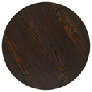 vidaXL kerek, sötét hamuszínű MDF/acél bisztró asztal 60 x 75 cm