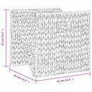 vidaXL vízijácint újságtartó 31 x 31 x 31 cm