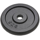 vidaXL 4 db öntöttvas súlyzótárcsa 4 x 5 kg