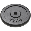 vidaXL 4 db öntöttvas súlyzótárcsa 2 x 10 kg + 2 x 5 kg