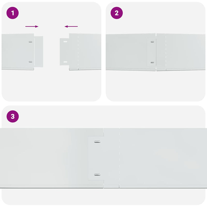 vidaXL 10 db galvanizált acél gyepkerítés 100 x 20 cm