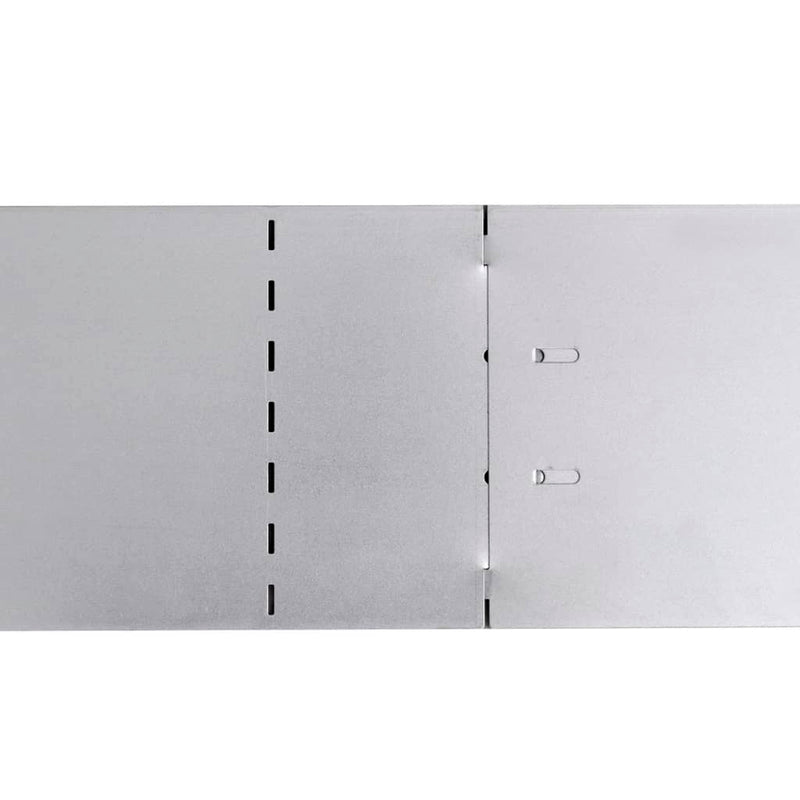 vidaXL 10 db galvanizált acél gyepkerítés 100 x 20 cm