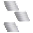 vidaXL 15 db galvanizált acél gyepkerítés 100 x 20 cm