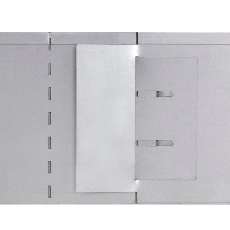 vidaXL 15 db galvanizált acél gyepkerítés 100 x 20 cm