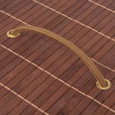 vidaXL barna, téglalap alakú bambusz szennyestartó kosár