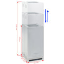 vidaXL érintős LED-es sziget páraelszívó LCD-kijelzővel 756 m³/óra