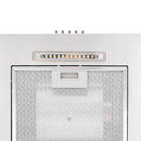 vidaXL rozsdamentes acél LED-es fali páraelszívó 60 cm 756 m³/óra