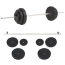 vidaXL súlyzórúd szett 30 kg