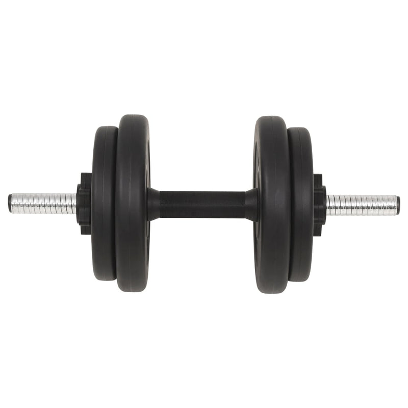 vidaXL egykezes és kétkezes súlyzó szett 30 kg