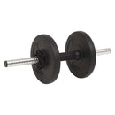 vidaXL egykezes és kétkezes súlyzó szett 30 kg
