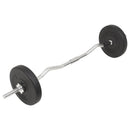 vidaXL egykezes és kétkezes súlyzó szett 30 kg