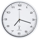 vidaXL fehér színű rádióvezérelt falióra kvarcszerkezettel 31 cm