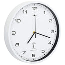 vidaXL fehér színű rádióvezérelt falióra kvarcszerkezettel 31 cm