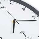 vidaXL fehér színű rádióvezérelt falióra kvarcszerkezettel 31 cm