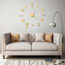 vidaXL modern arany 3D falióra 100 cm XXL