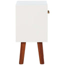 vidaXL 2 db tömör akácfa éjjeliszekrény 40 x 30 x 57 cm